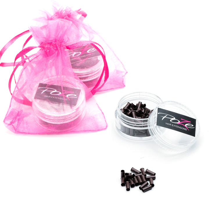 Microrings - 100 pcs Black