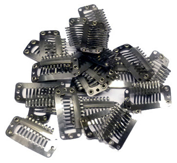 Single Clips Silver - 12 pcs