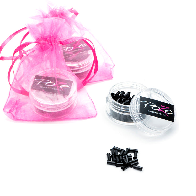 Microrings - 100 pcs Black