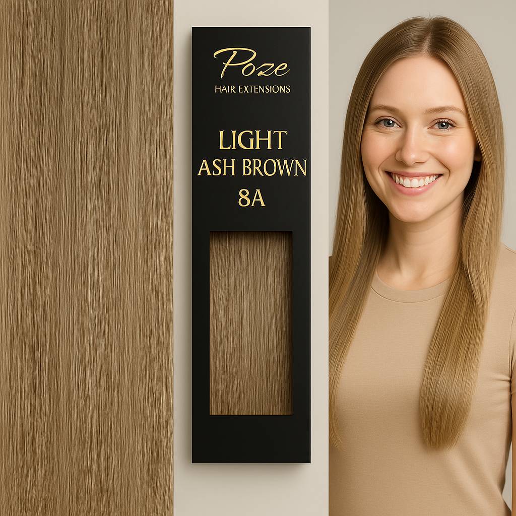 Clip & Go Premium - 8A Light Ash Brown