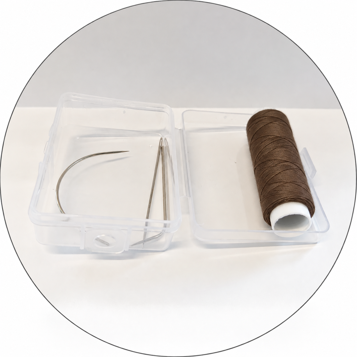 Thread with Needle (Brown)