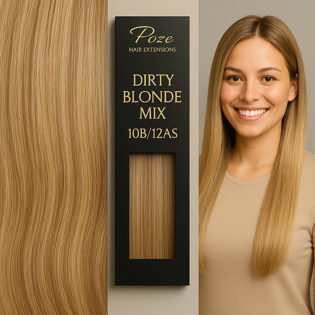 Clip & Go Standard - 10B/12AS Dirty Blonde Mix