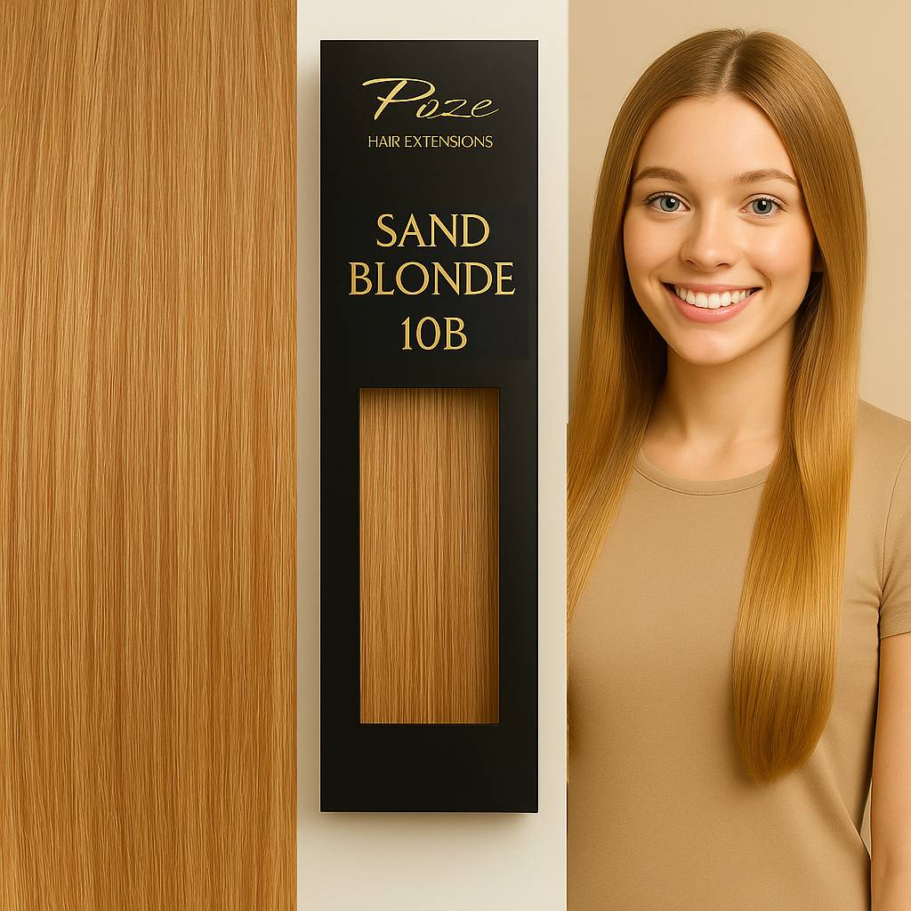 Tape On Hair Extensions Standard - 10B Sand Blonde