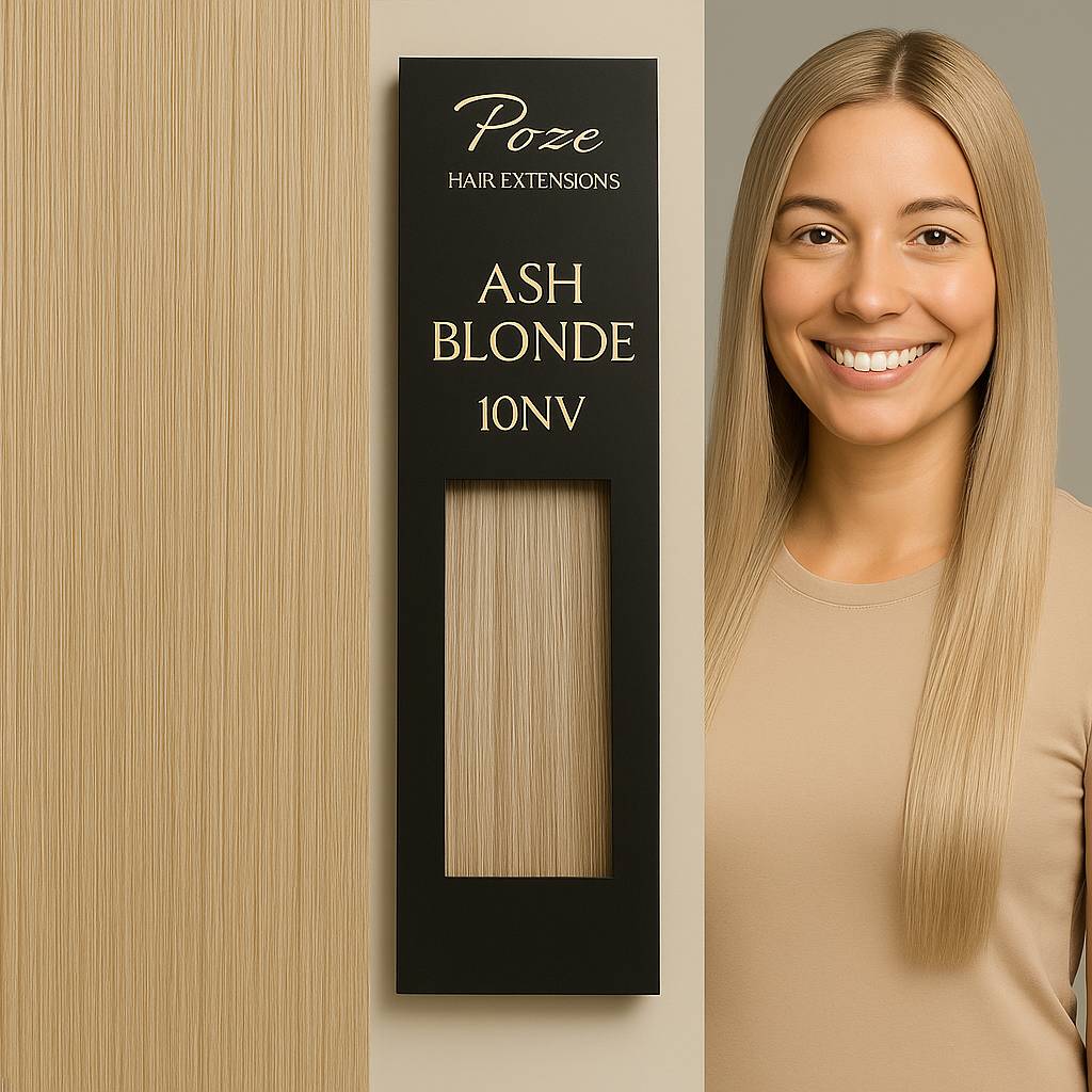 Tape On Hair Extensions Standard - 10NV Ash Blonde