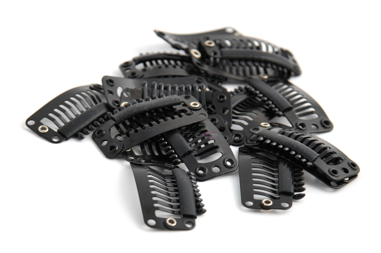 Single Clips Black - 12 pcs  