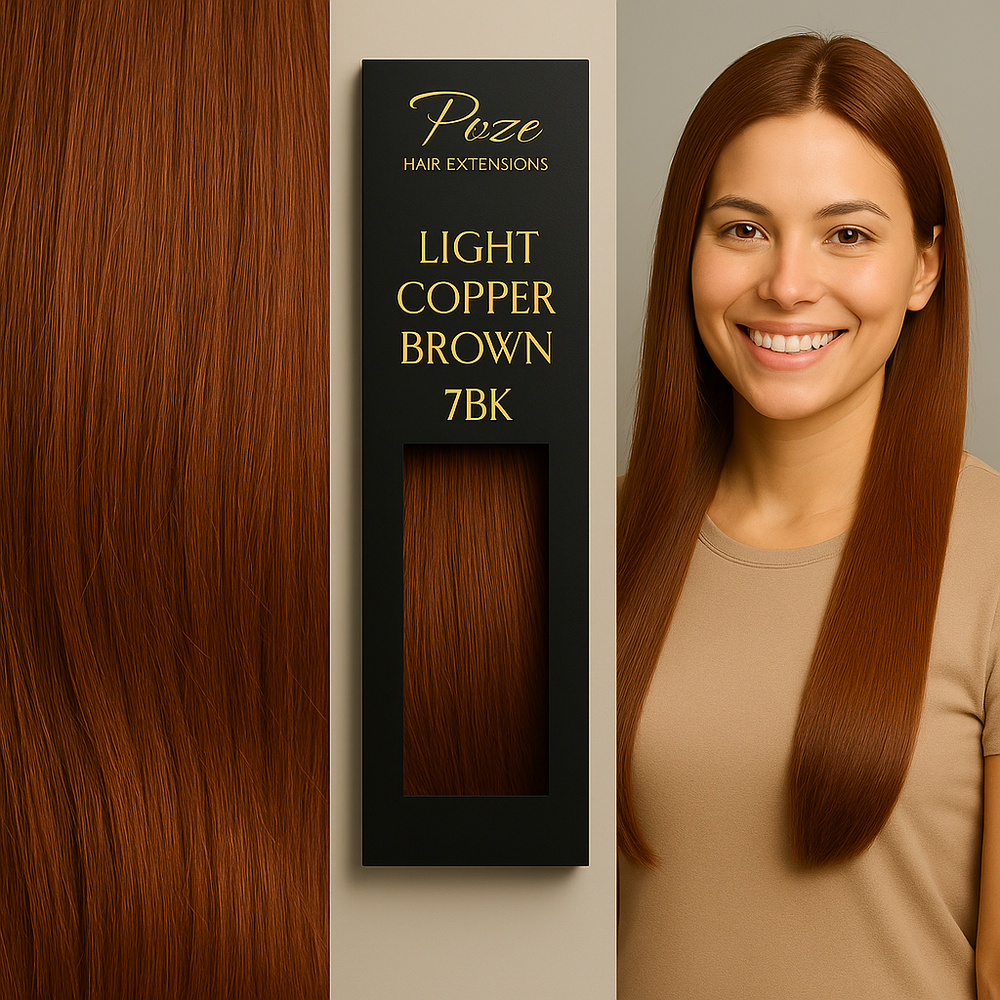 Micro Ring Extensions Standard - 7BK Light Copper Brown