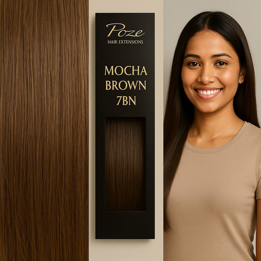 Micro Ring Extensions Premium - 7BN Mocha Brown