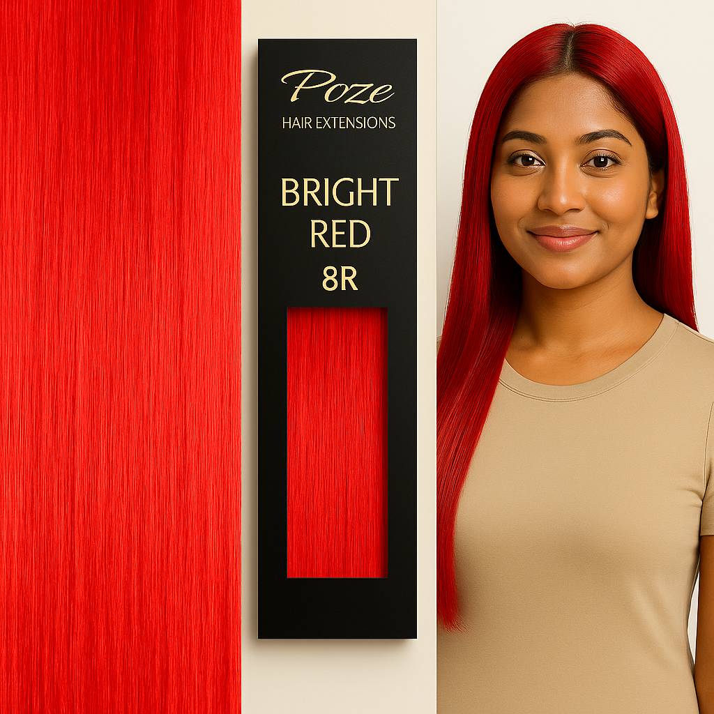 Keratin / Nail Hair Premium - 8R Bright Red