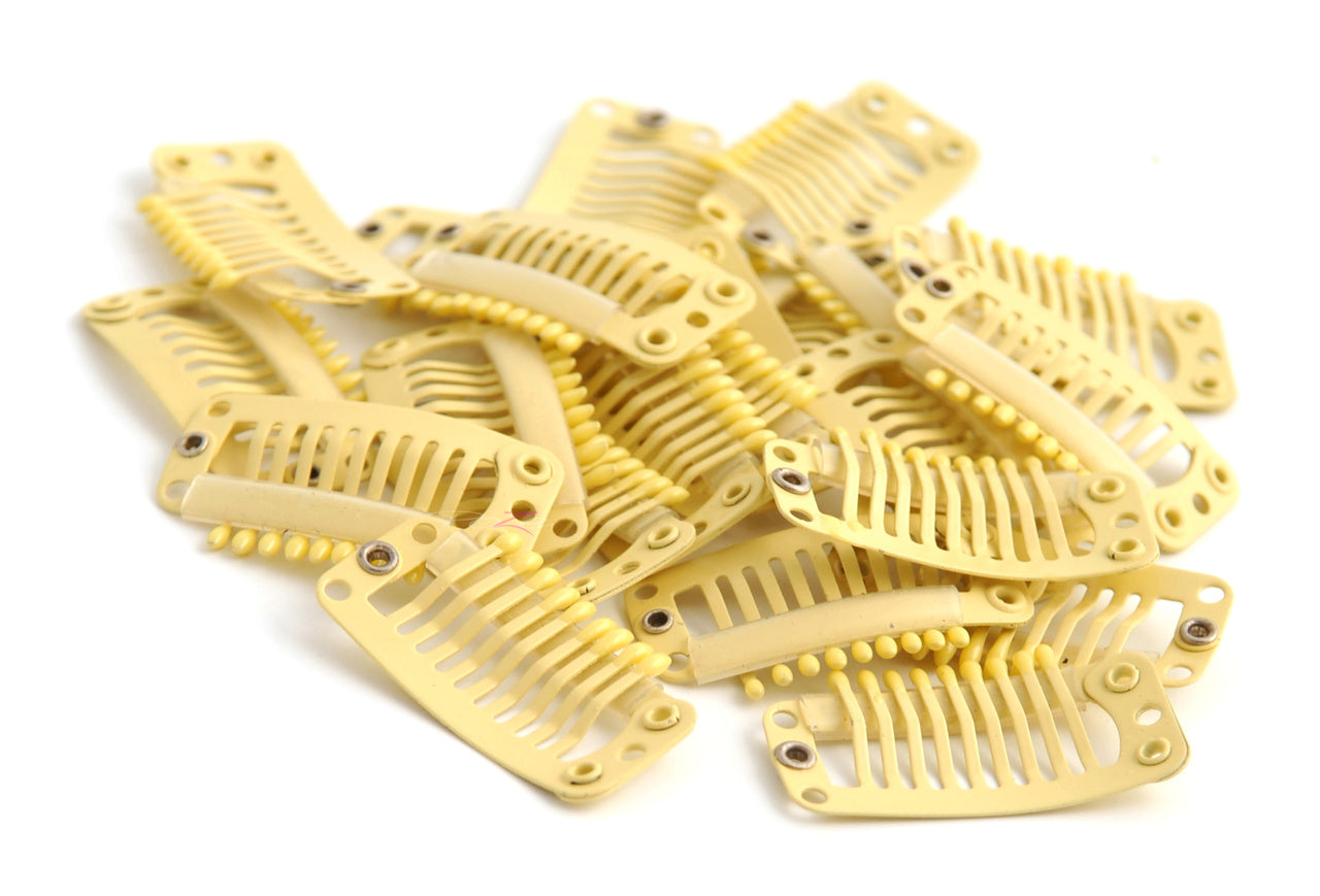 Single Clips Blonde - 12 pcs  